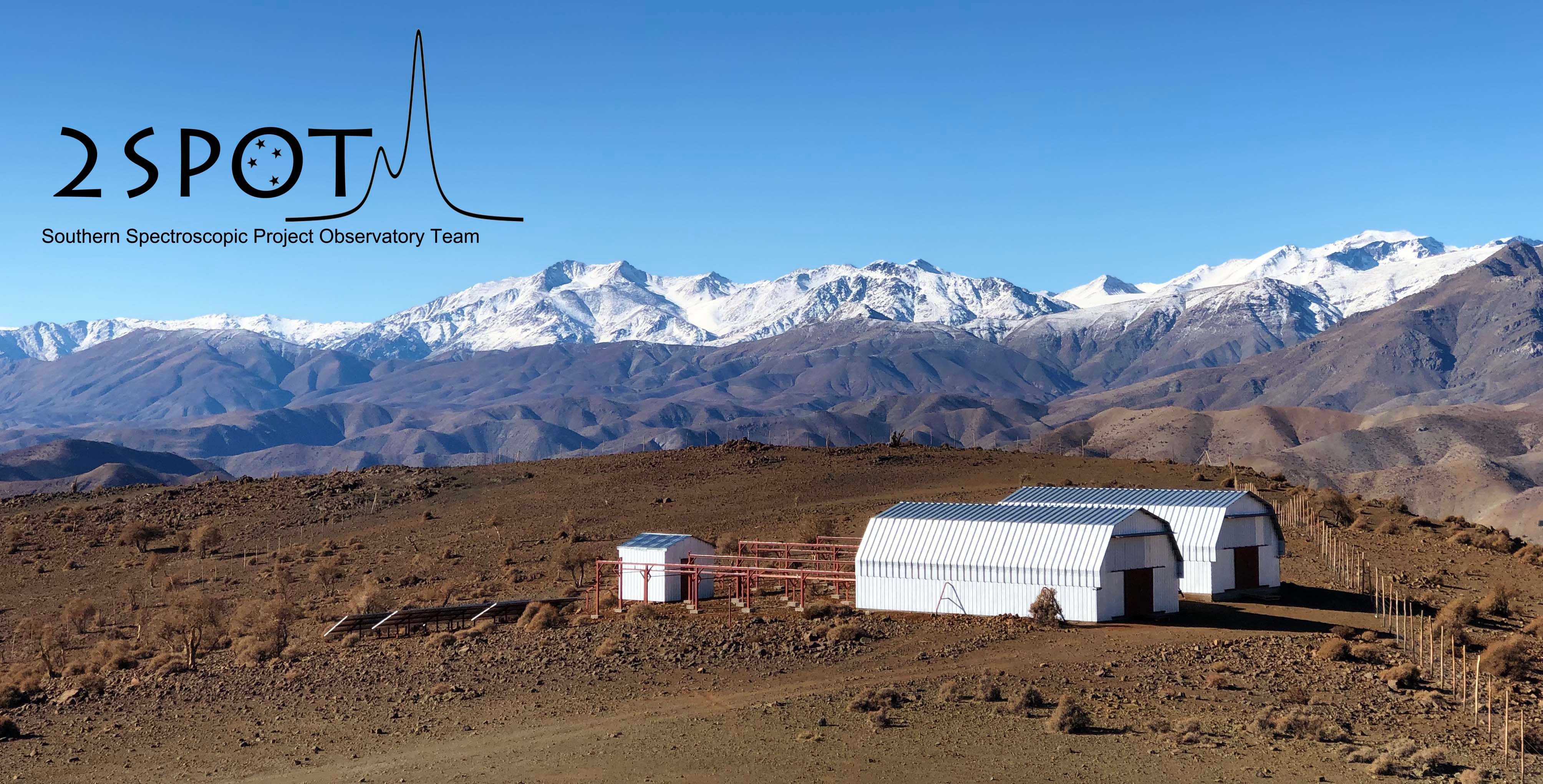 Site au Chili d'implantation de notre télescope et spectrographe